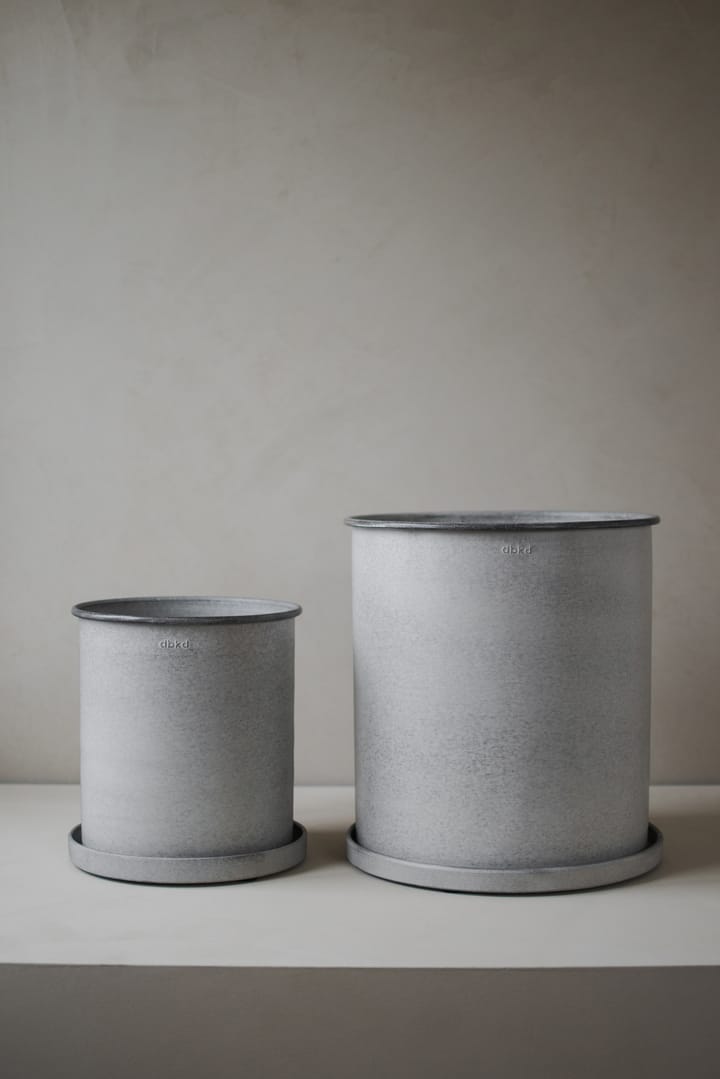Plant pot flower pot 2-pack - Light grey - DBKD