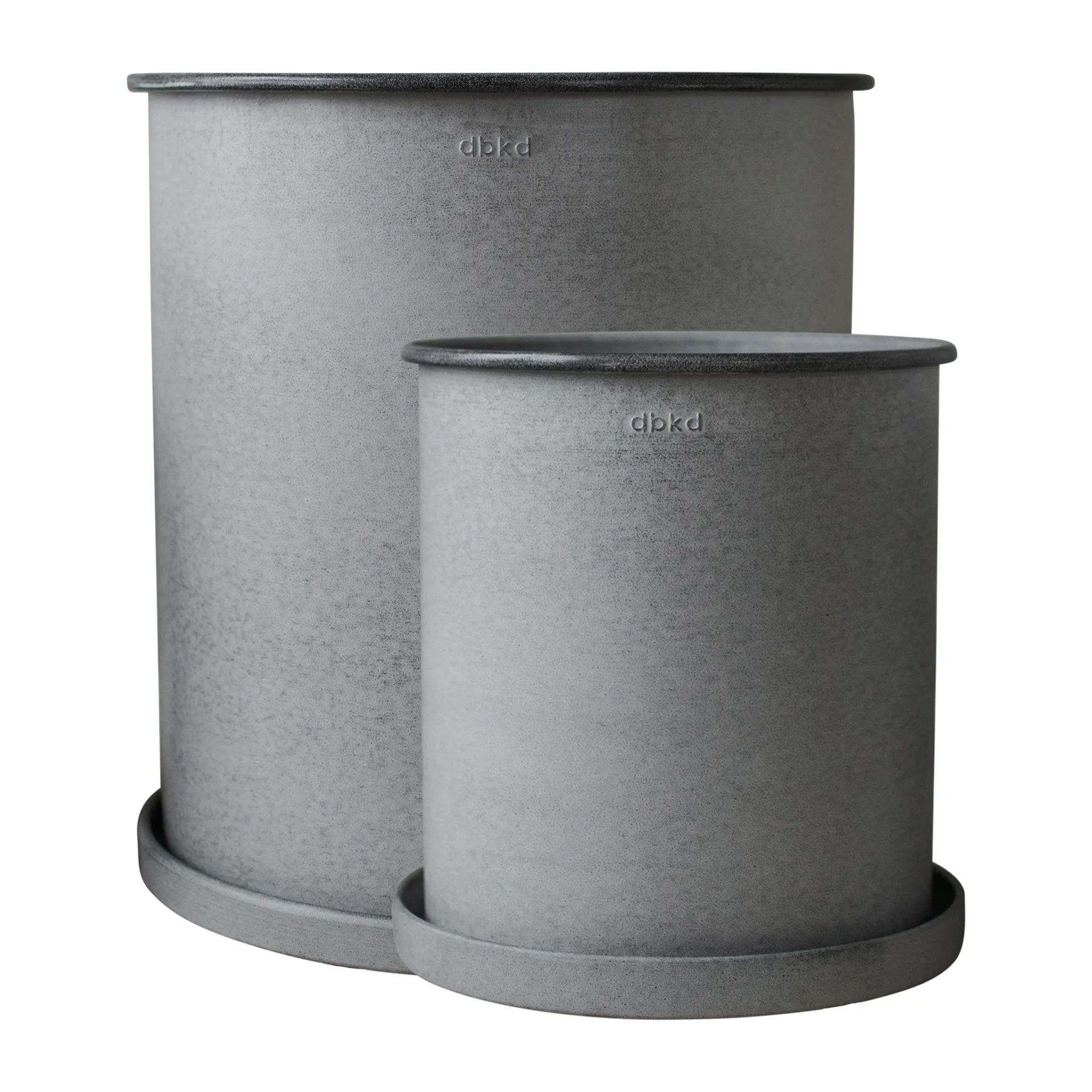 Plant pot flower pot large 2-pack, Light grey DBKD