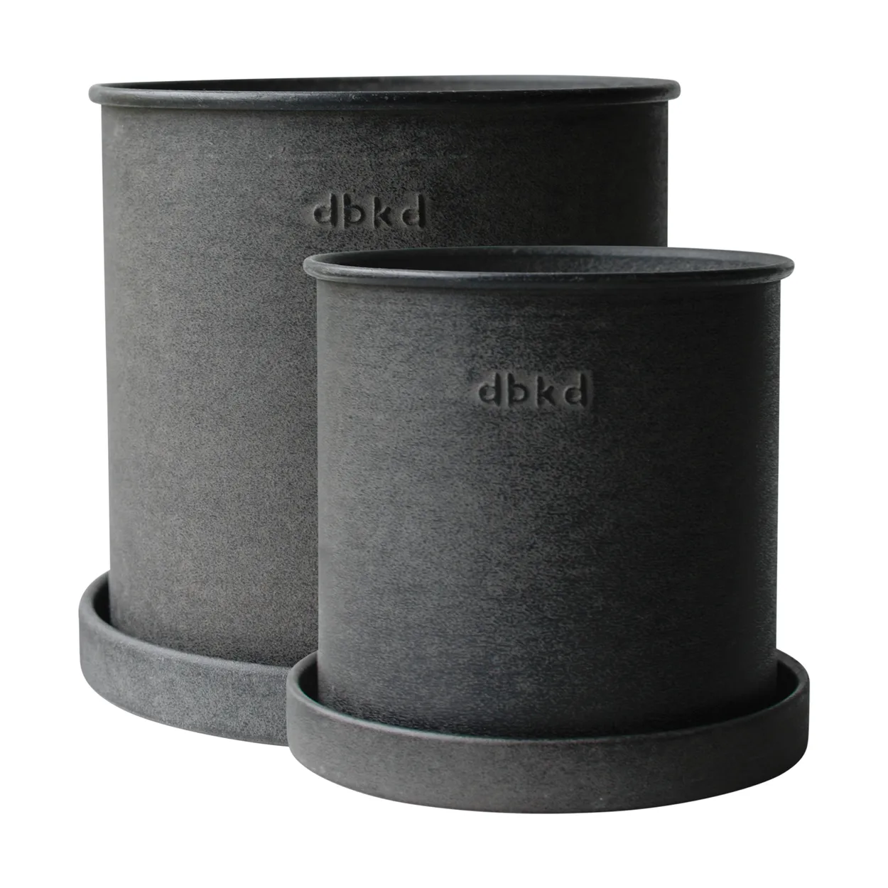 DBKD Plant pot small 2-pack Black | Scandinavian Design | Flower pots | Black