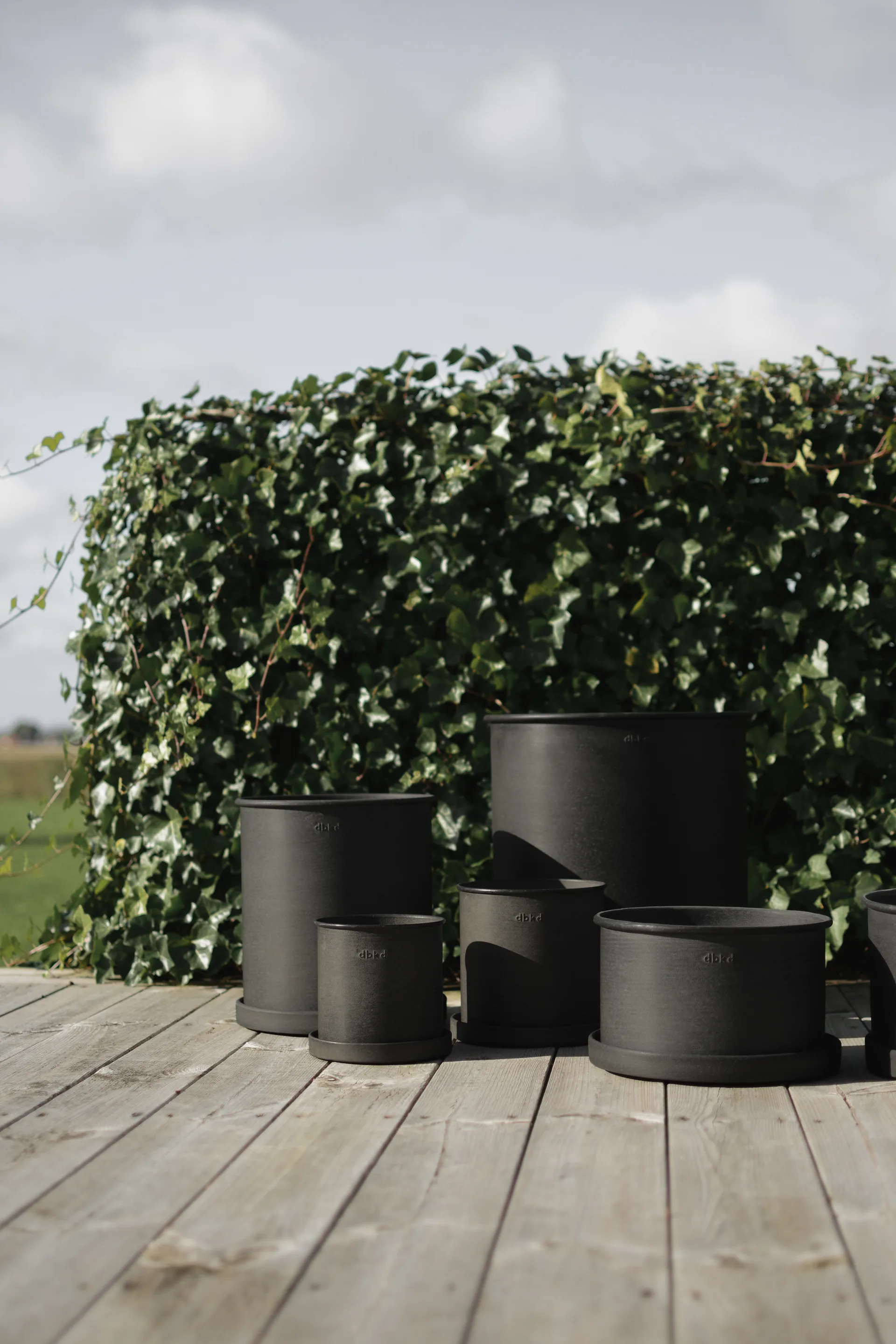 Plant pot small 2-pack, Black DBKD