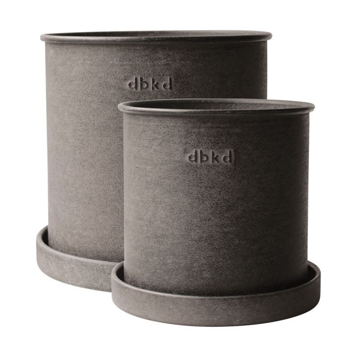 Plant pot small 2-pack - Brown - DBKD