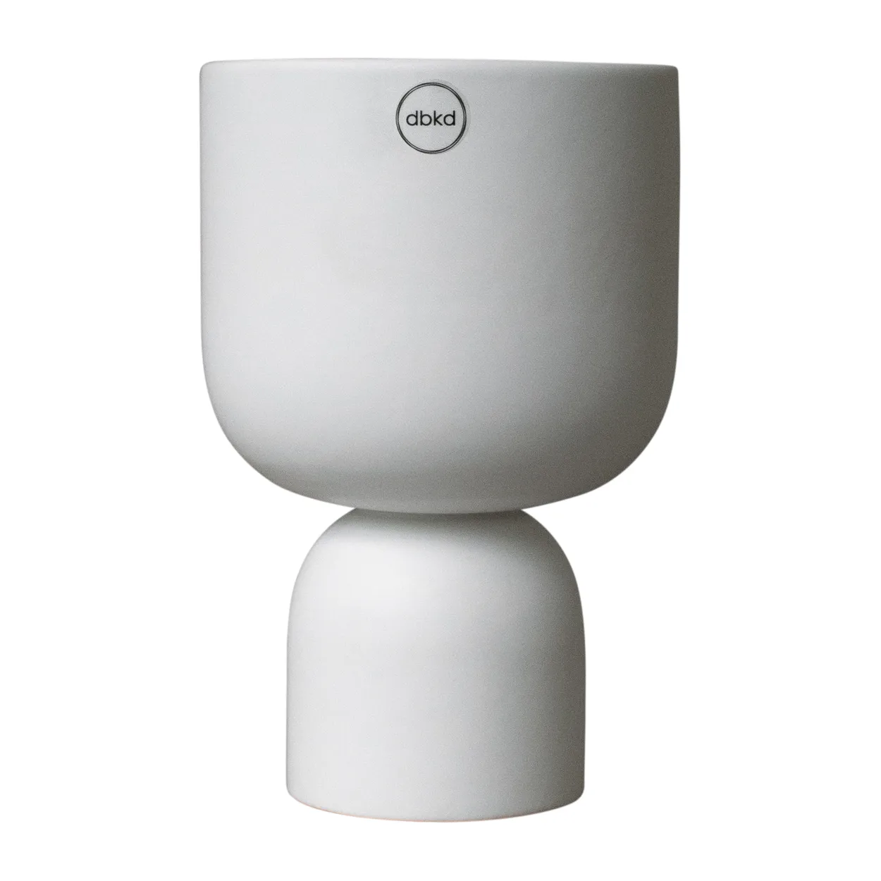 DBKD Post flower pot o13 cm White | Scandinavian Design | Flower pots | White