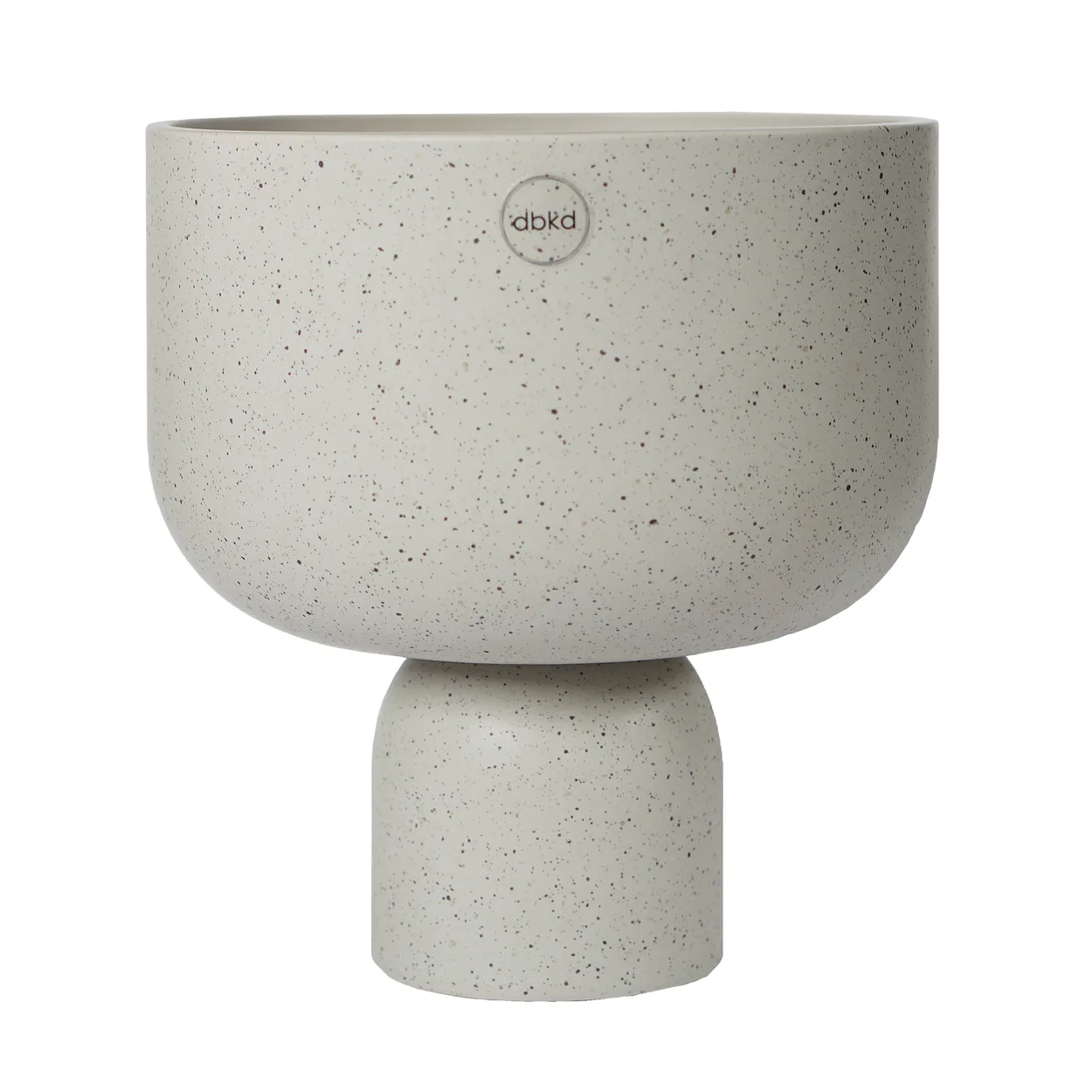 DBKD Post flower pot o18 cm mole dot | Scandinavian Design | Flower pots | Beige