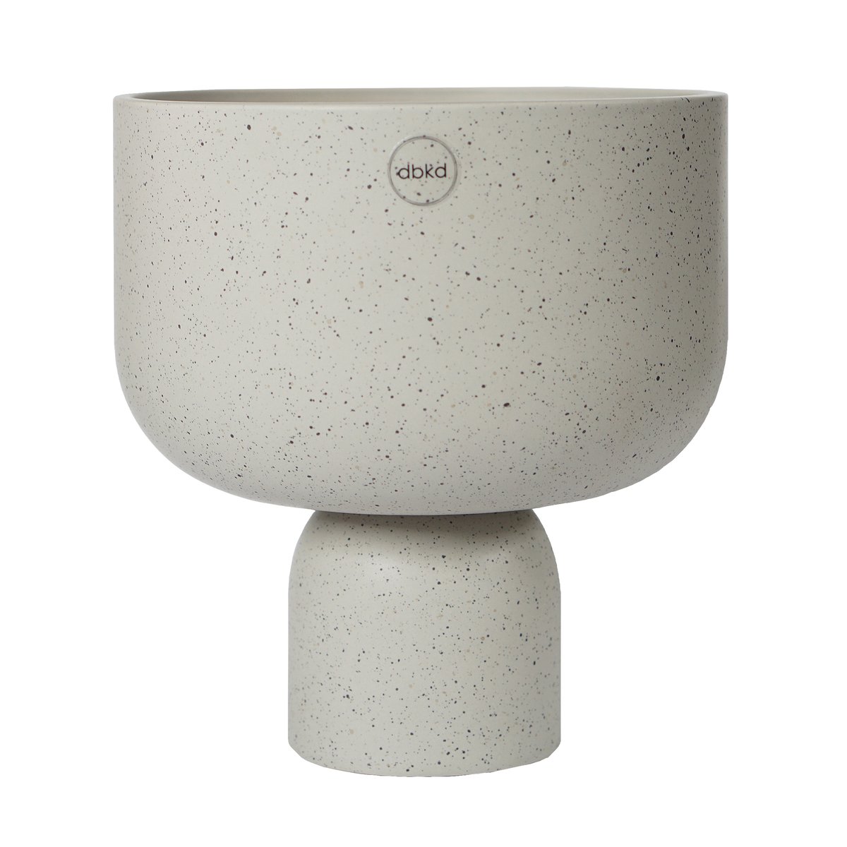 DBKD Post flower pot o18 cm mole dot | Scandinavian Design | Flower pots | Beige