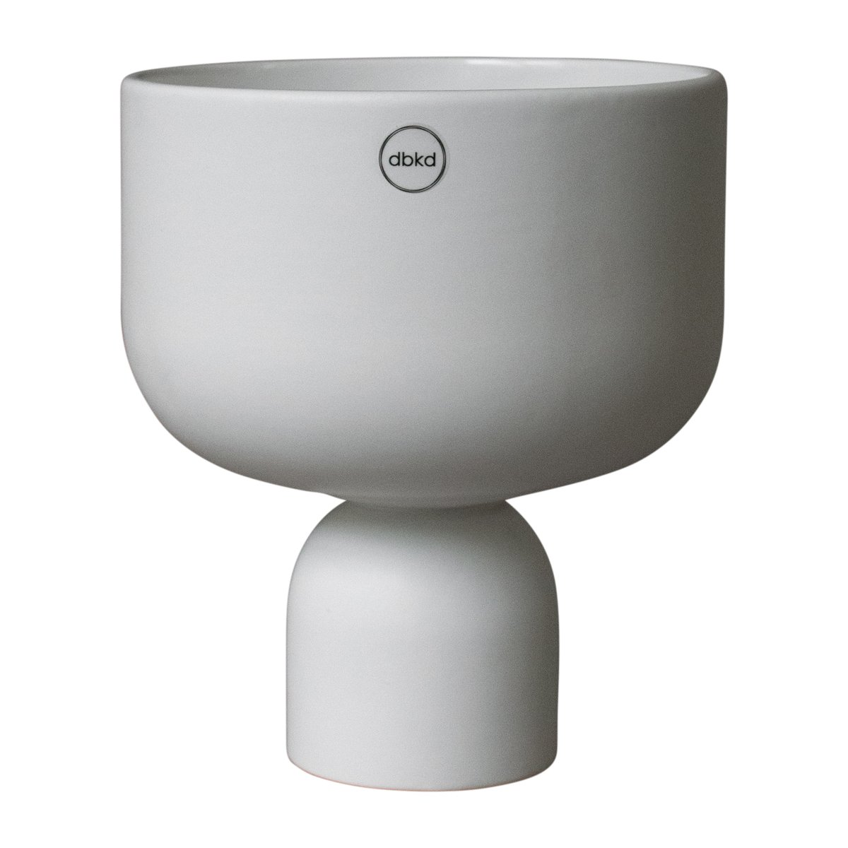 DBKD Post flower pot Ø18 cm White | Scandinavian Design | Flower pots | White