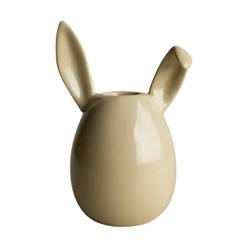 Rabbit candlestick 13 cm - Shiny yellow - DBKD