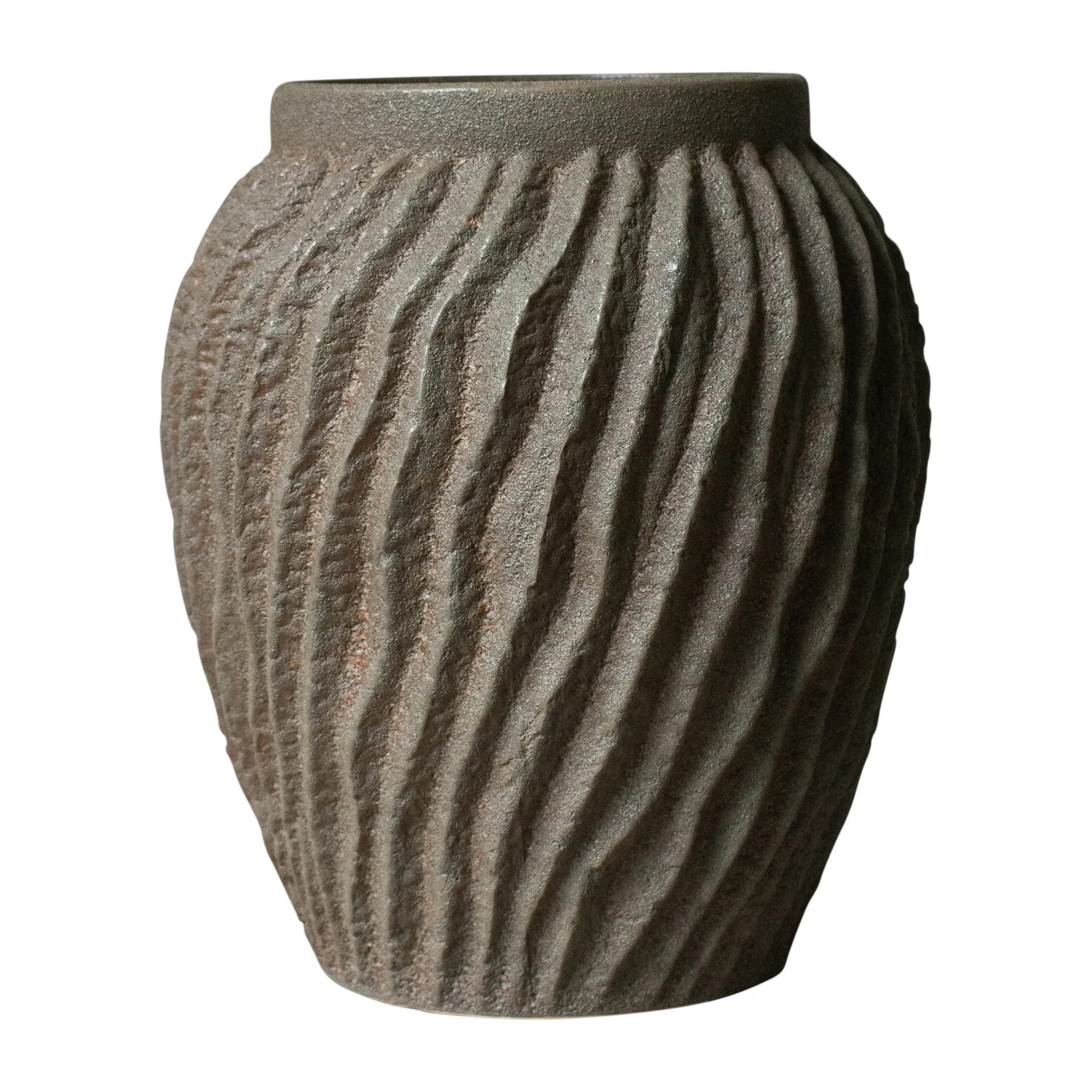 Raw vase 29 cm, Sandy dust DBKD