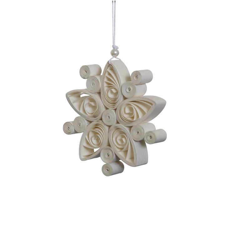 Regular Flake snowflake white - large Ø12.5 cm - DBKD