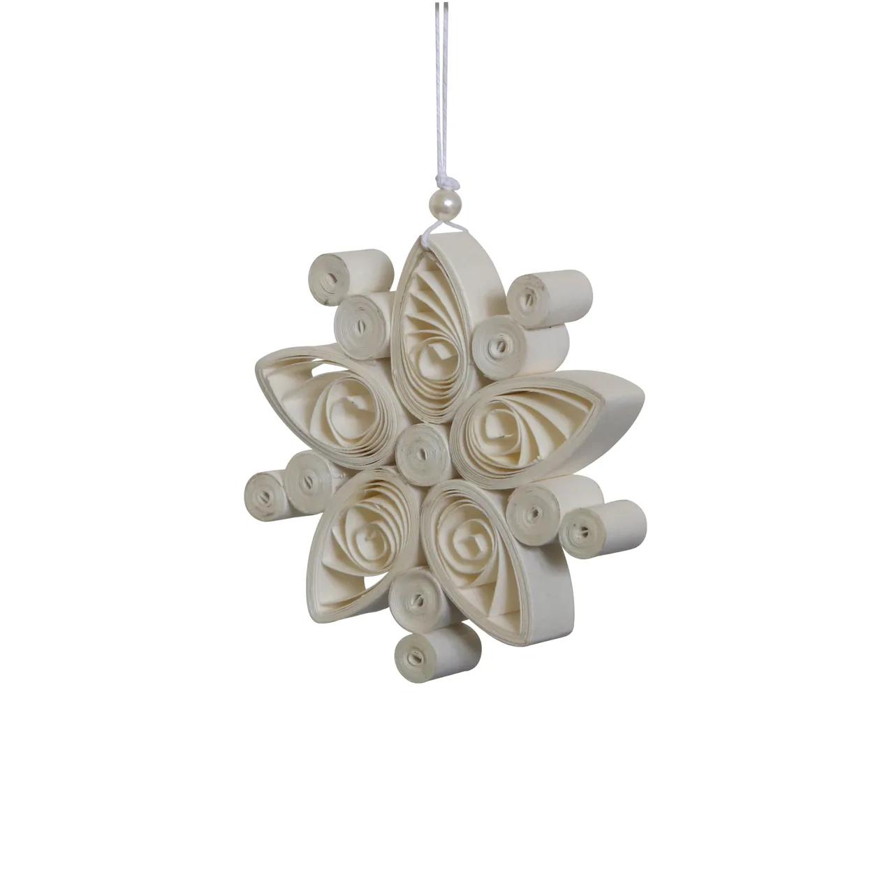 DBKD Regular Flake snowflake white large o12.5 cm | Scandinavian Design | Christmas decorations | White