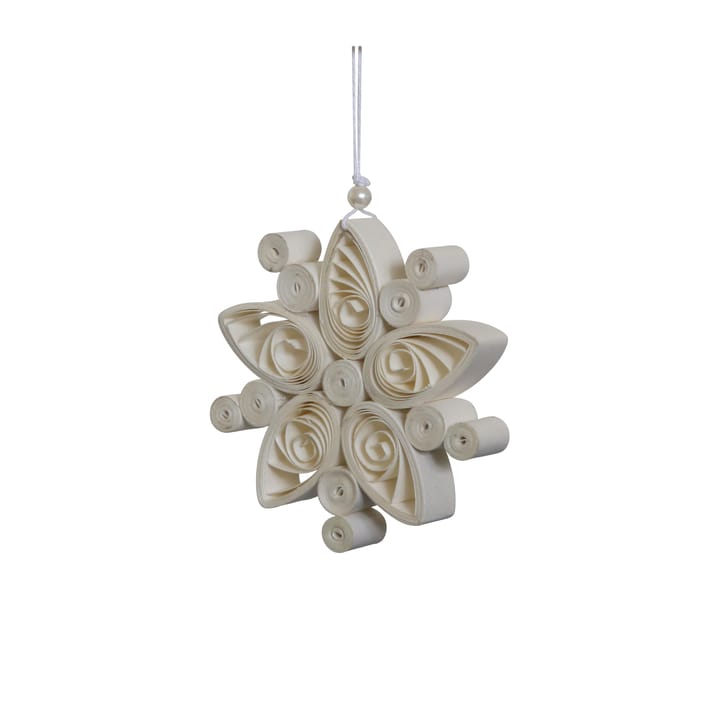 Regular Flake snowflake white, small Ø8.5 cm DBKD