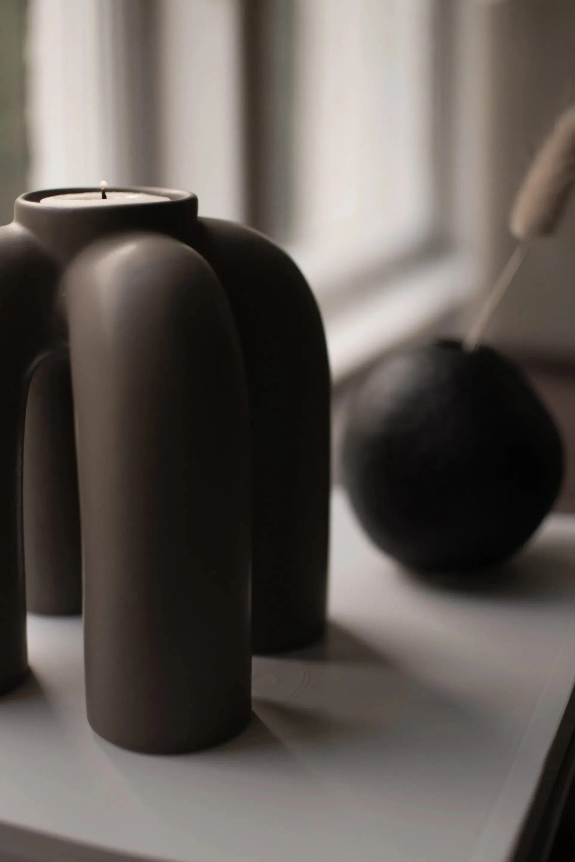 Rope tealight holder 14x14 cm, Dust DBKD