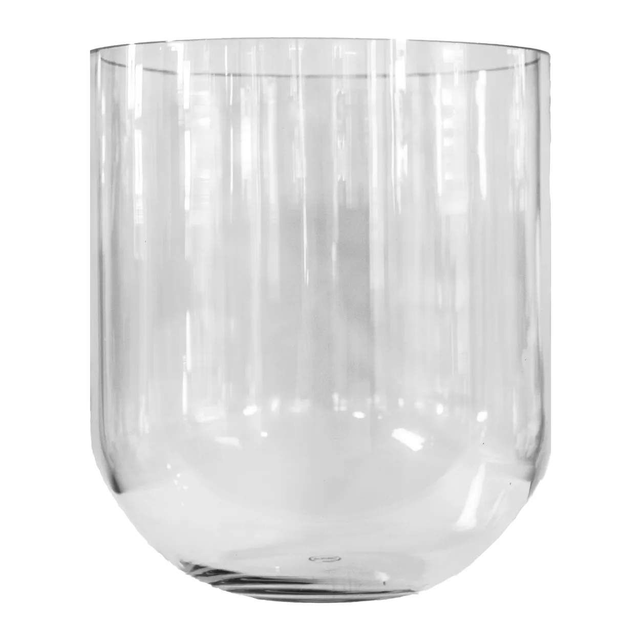 DBKD Simple glass vase large Clear | Scandinavian Design | Vases | Transparent