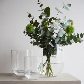 Simple glass vase medium - Clear - DBKD