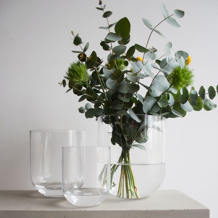 Simple glass vase medium, Clear DBKD