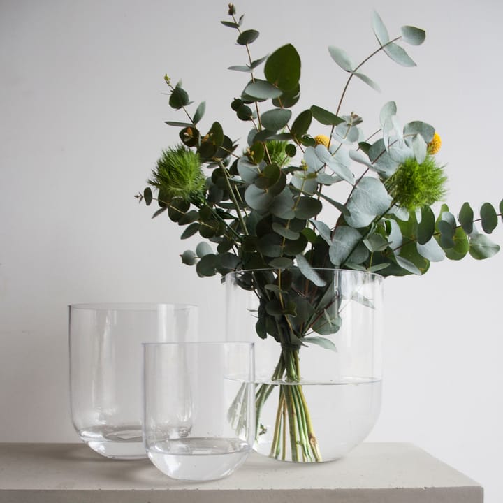 Simple glass vase small - Clear - DBKD