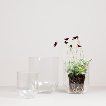 Simple glass vase small - Clear - DBKD