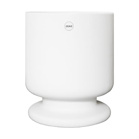 Soft flower pot white Ø15 cm, medium DBKD