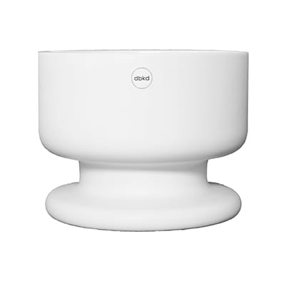Soft flower pot white Ø15 cm, small DBKD