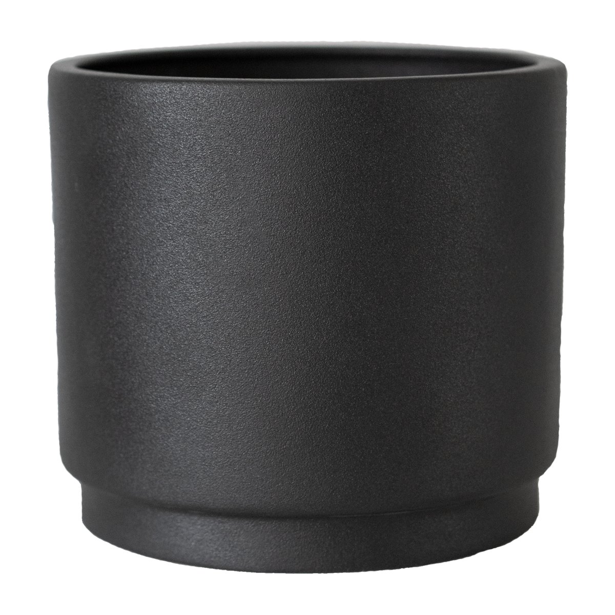 DBKD Solid flower pot cast iron Large o24 cm | Scandinavian Design | Flower pots | Grey
