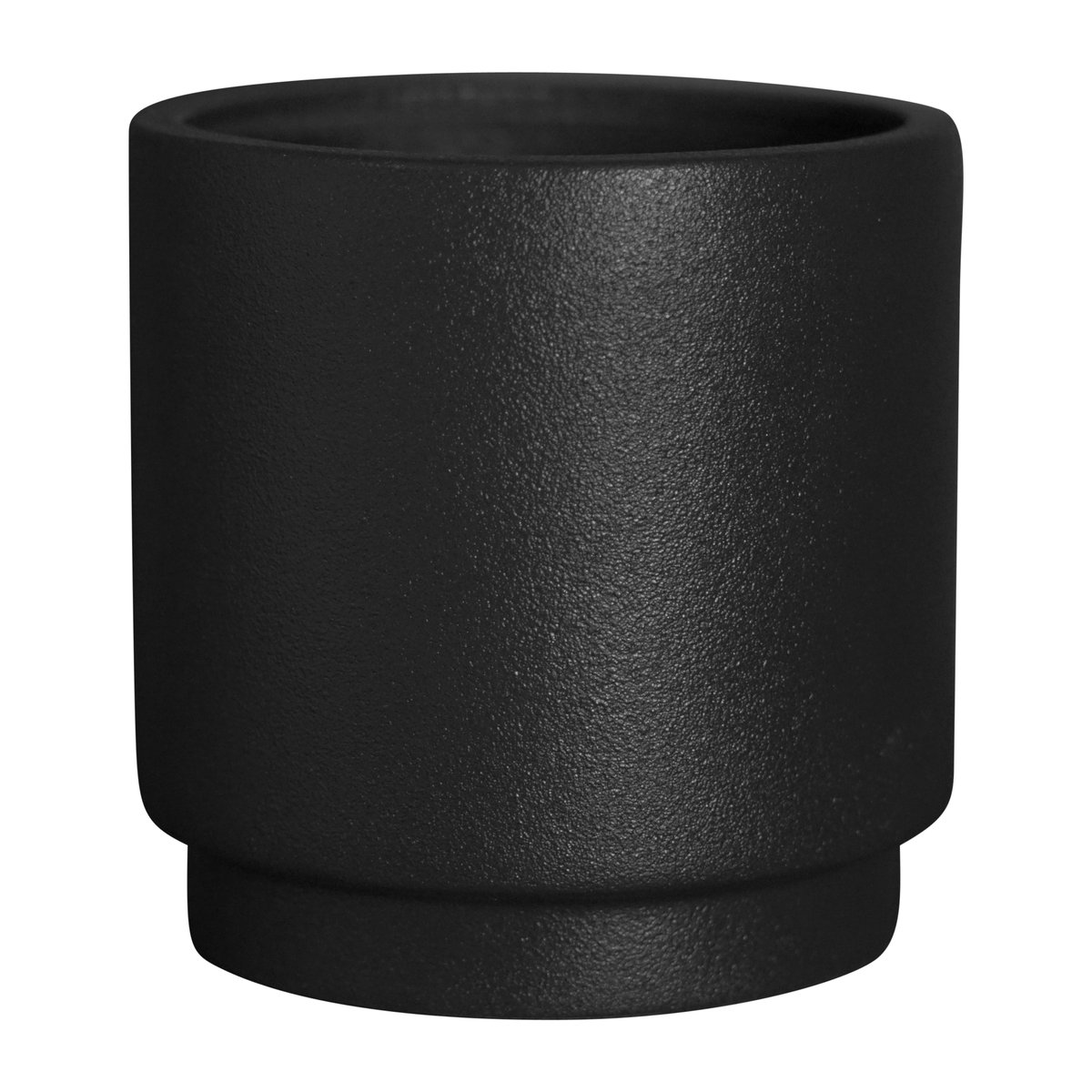 DBKD Solid flower pot cast iron Medium Ø16 cm | Scandinavian Design | Flower pots | Grey