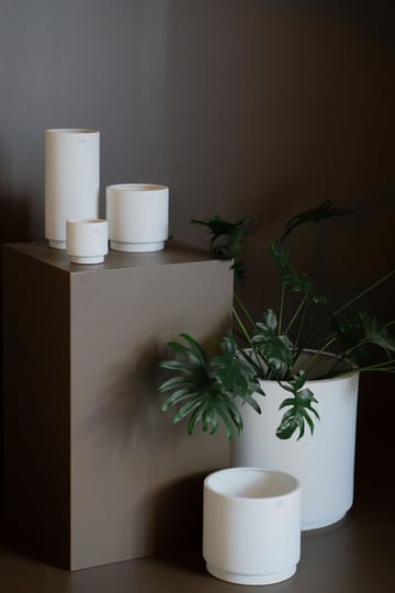 Solid flower pot white - XL Ø40 cm - DBKD