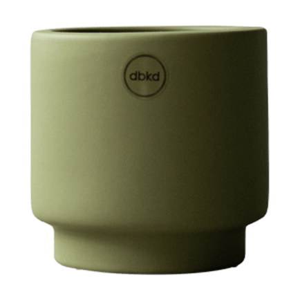 DBKD Solid pot green Small, Ø10 cm