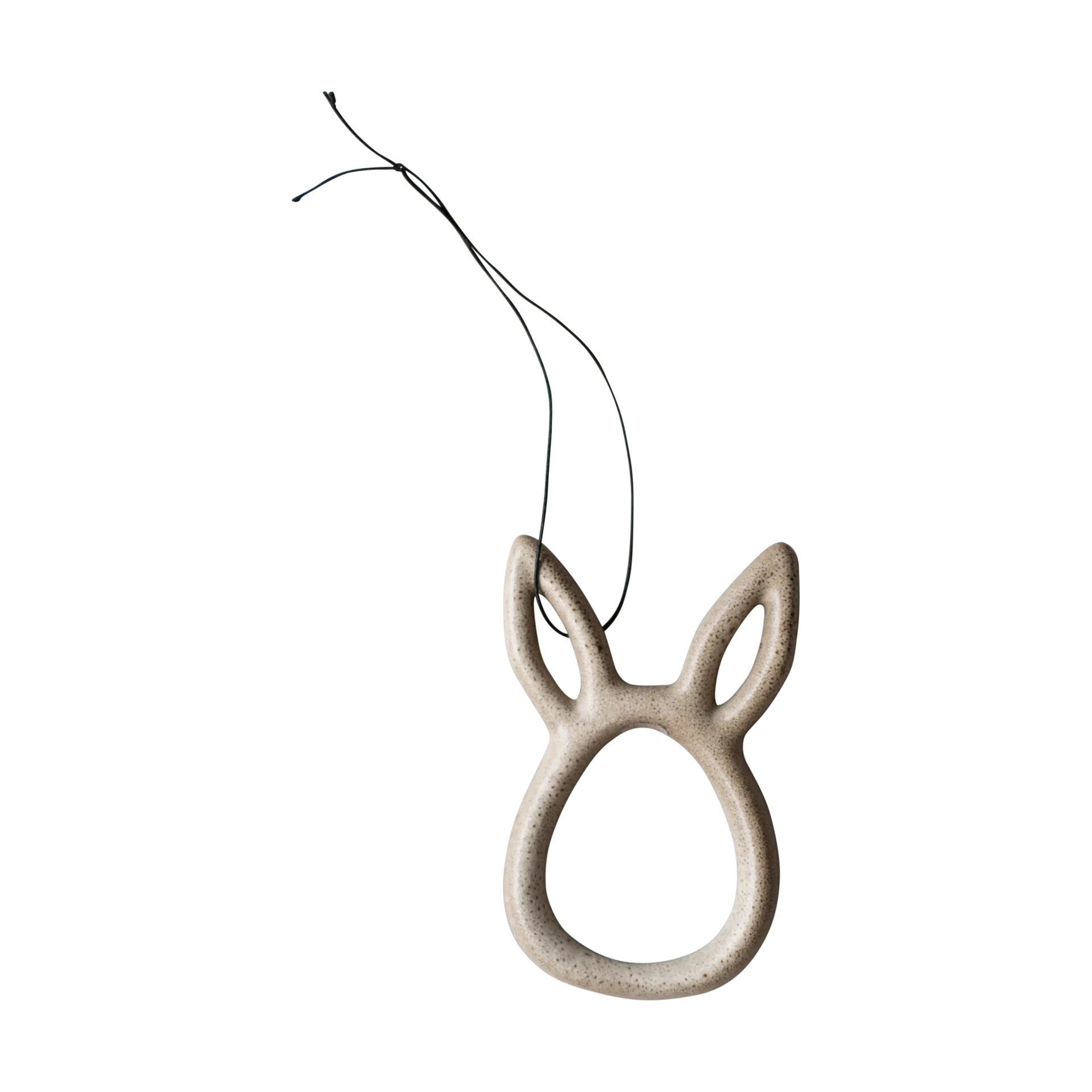 Sprinkle rabbit Easter ornament 8 cm, Beige DBKD