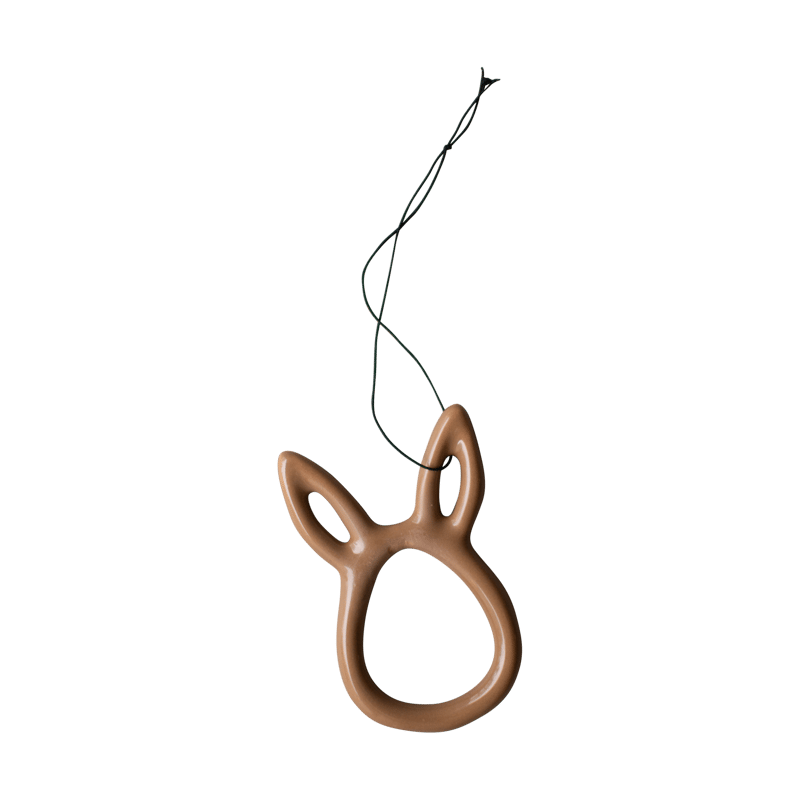 DBKD Sprinkle rabbit Easter ornament 8 cm Shiny nougat