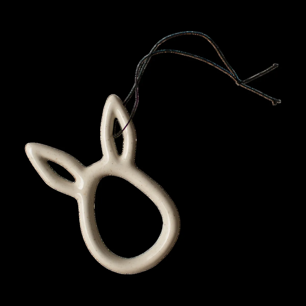 DBKD Sprinkle rabbit Easter ornament 8 cm Vanilla