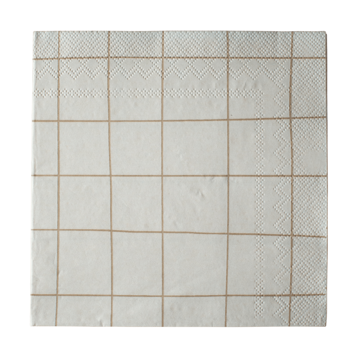 DBKD Square paper napkin 33x33 cm 20-pack Cream | Scandinavian Design | Paper napkins | Beige