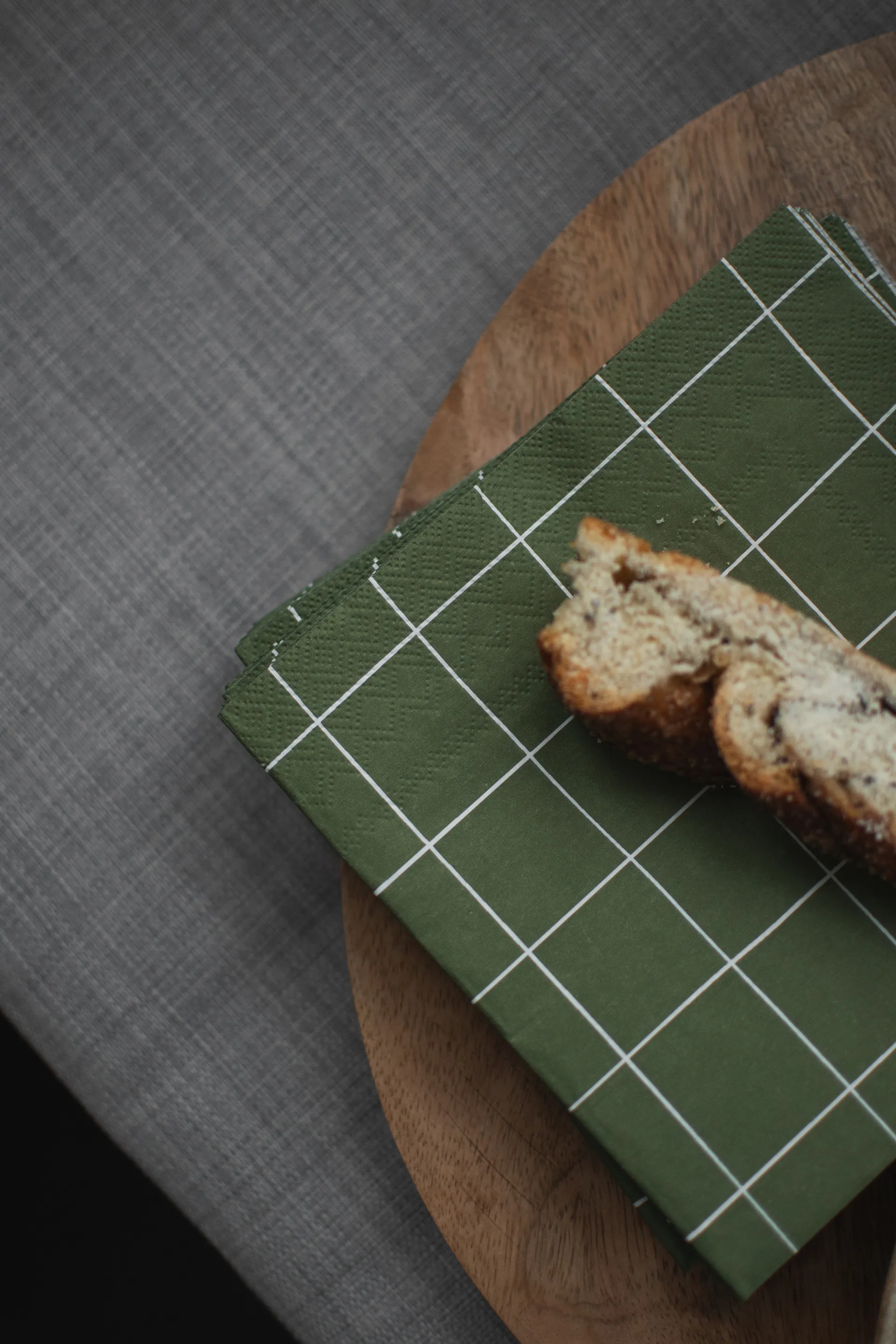 Square paper napkin 33x33 cm 20-pack, Green DBKD