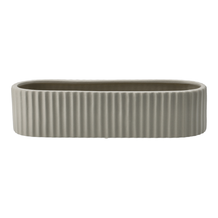 Stripe advent candle 30 cm - Sandy mole - DBKD