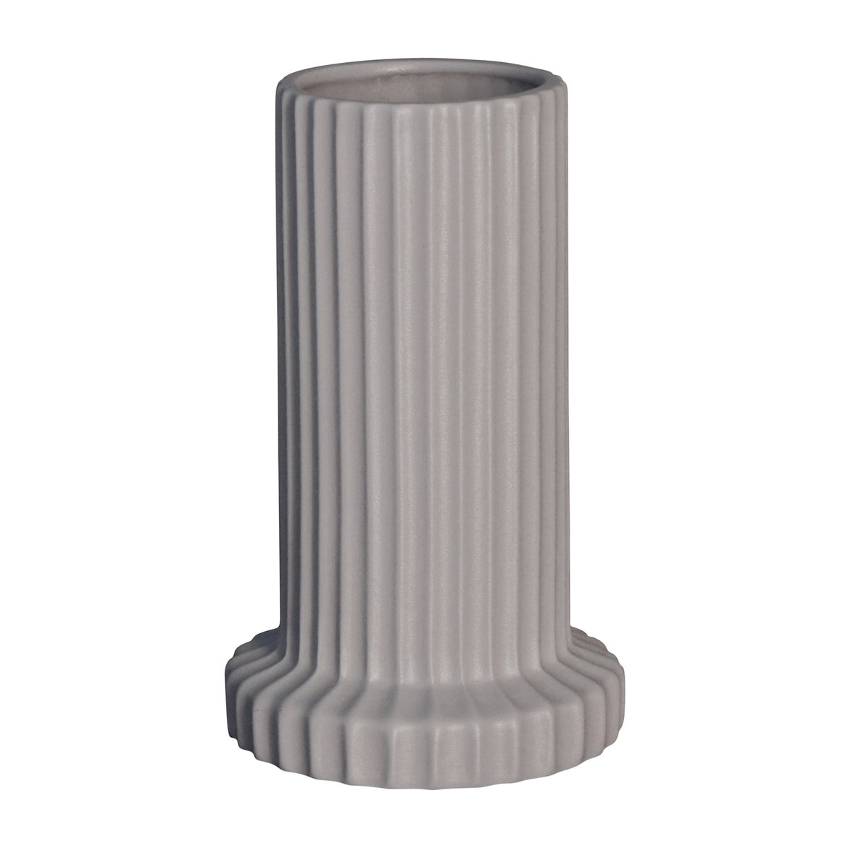 DBKD Stripe vase 18 cm Sandy mole | Scandinavian Design | Vases | Beige