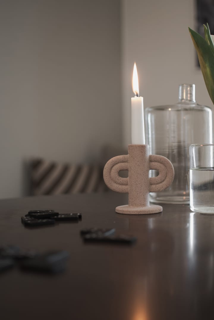Swirl Similar candle holder - Nude - DBKD