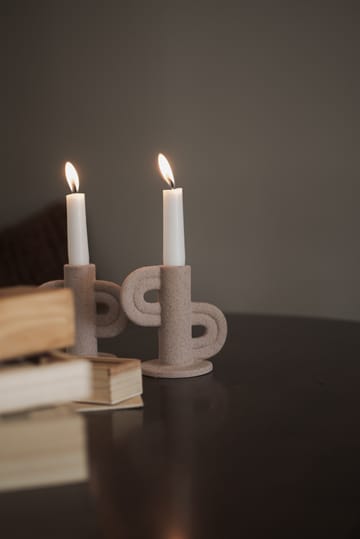 Swirl Slide candle holder - Nude - DBKD