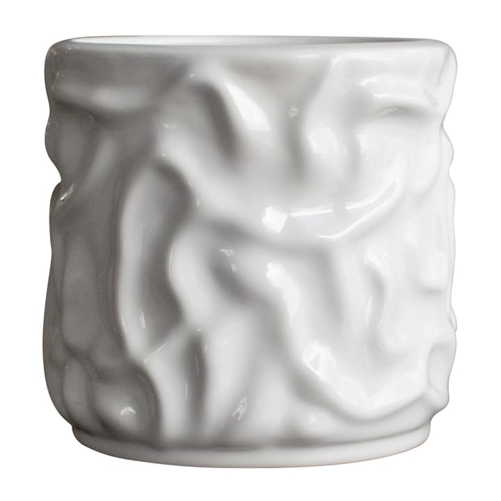 Swoon flower pot Ø15 cm - Shiny white - DBKD