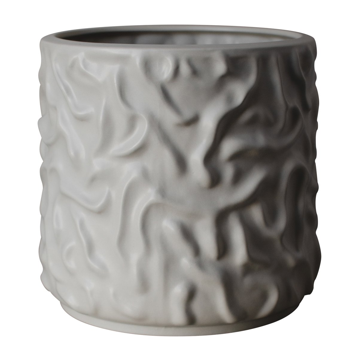DBKD Swoon flower pot o23 cm Matte mole | Scandinavian Design | Flower pots | Beige