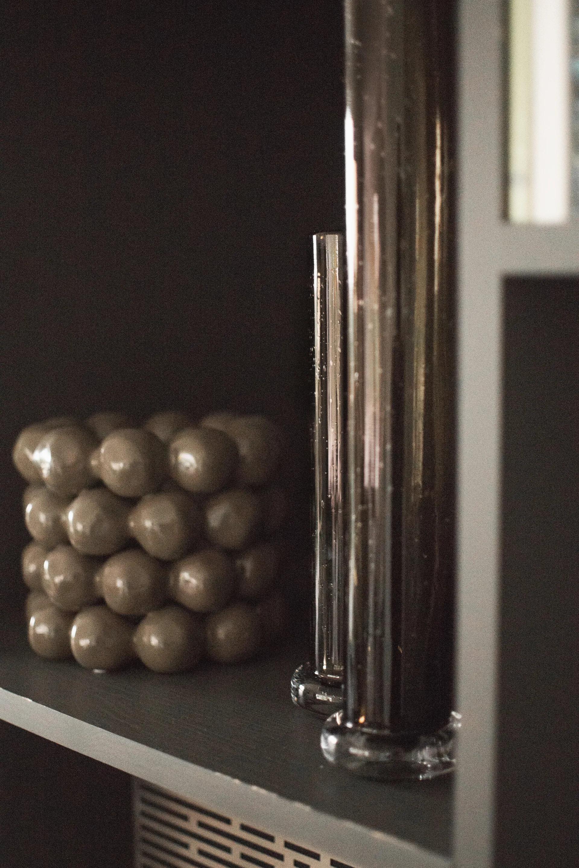 Tall vase, Brown, 25 cm DBKD