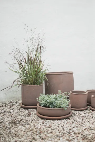 Terra bowl planter - Brown, Ø30x10.5 cm - DBKD