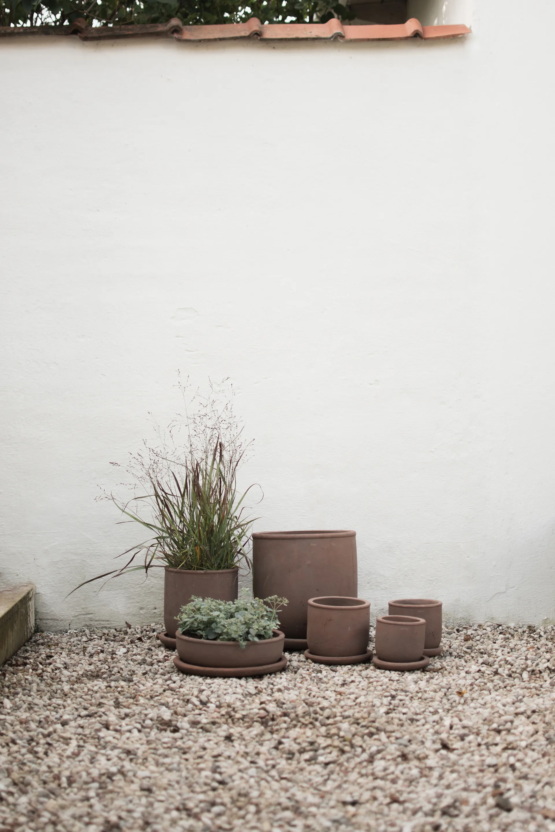 Terra bowl planter, Brown, Ø30x10.5 cm DBKD