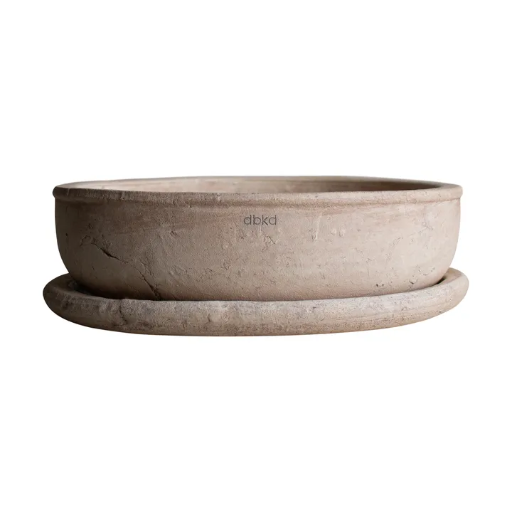 Terra bowl planter - Sand, Ø30x10.5 cm - DBKD