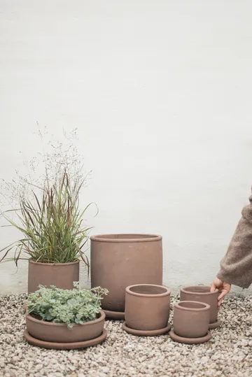 Terra pot - Brown, Ø14x14 cm - DBKD