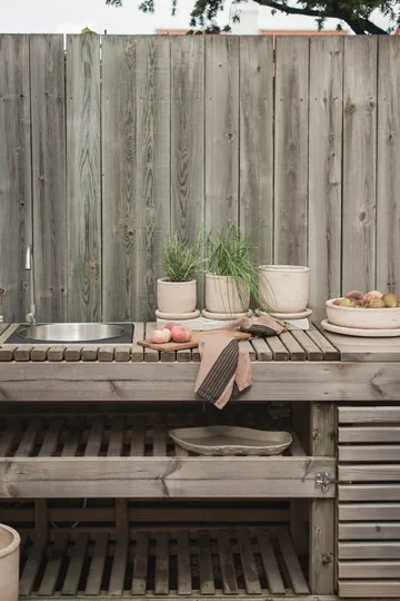 Terra pot - Sand, Ø16x16 cm - DBKD