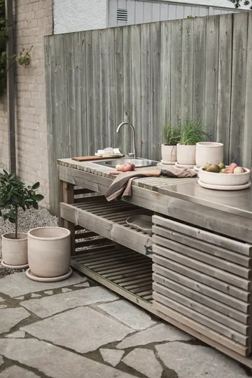 Terra pot - Sand, Ø16x16 cm - DBKD