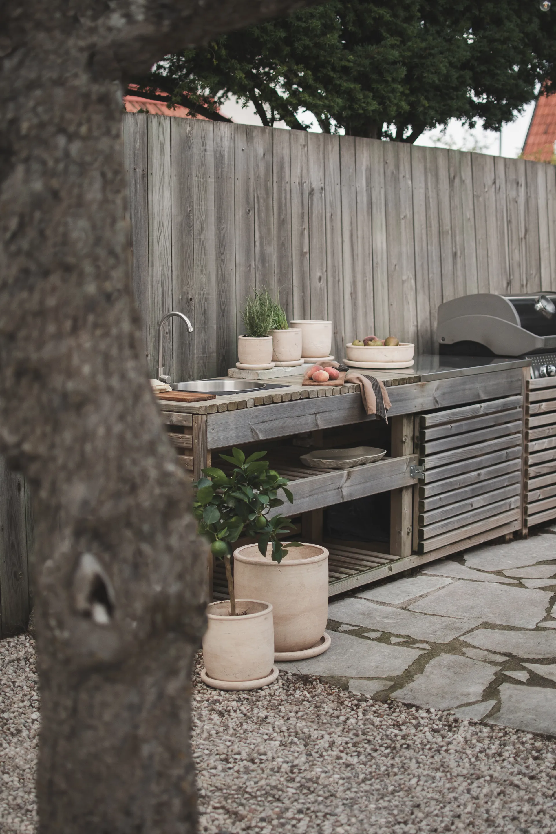 Terra pot, Sand, Ø16x16 cm DBKD