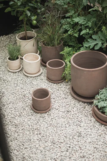 Terra pot - Sand, Ø18x18 cm - DBKD