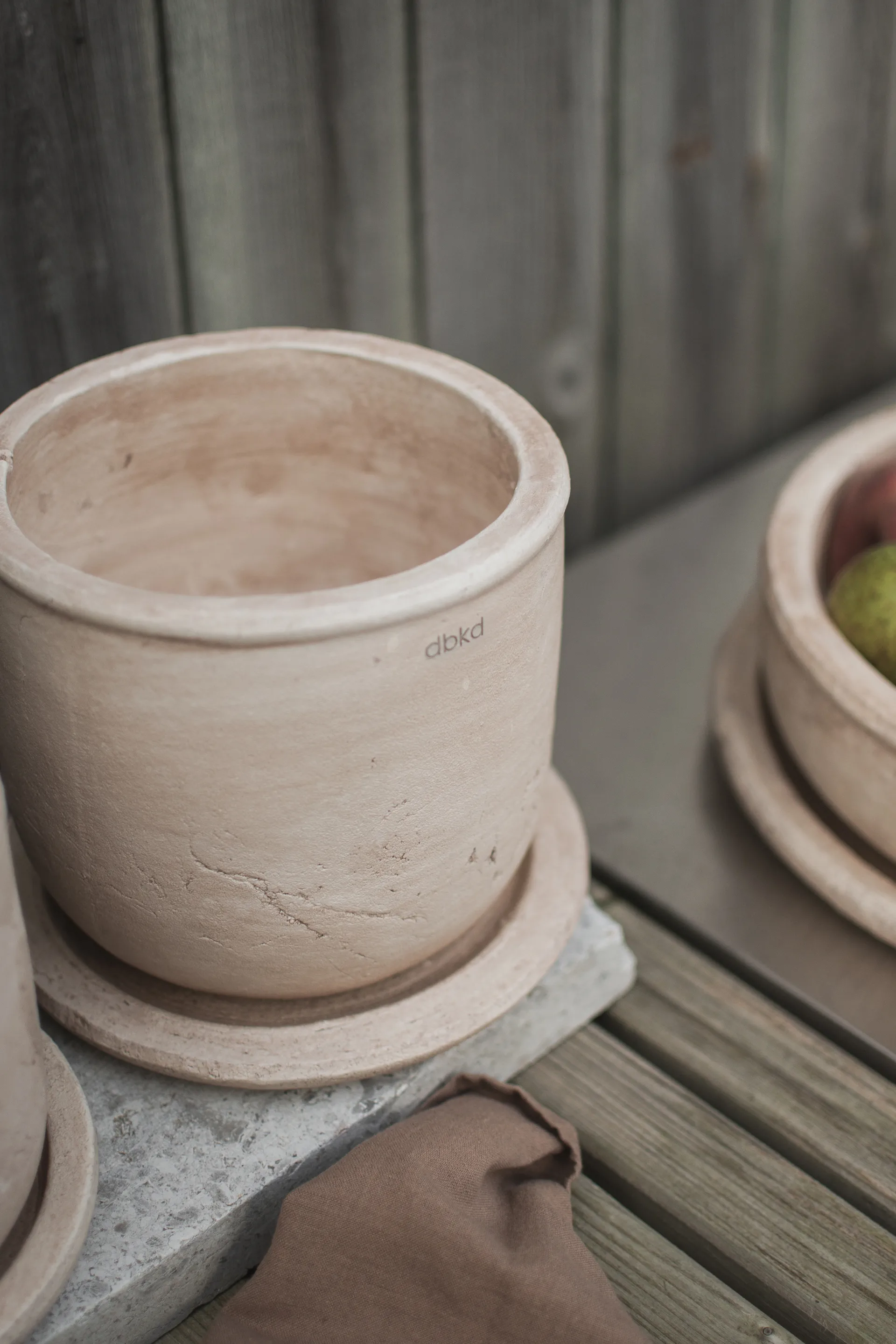 Terra pot, Sand, Ø18x18 cm DBKD