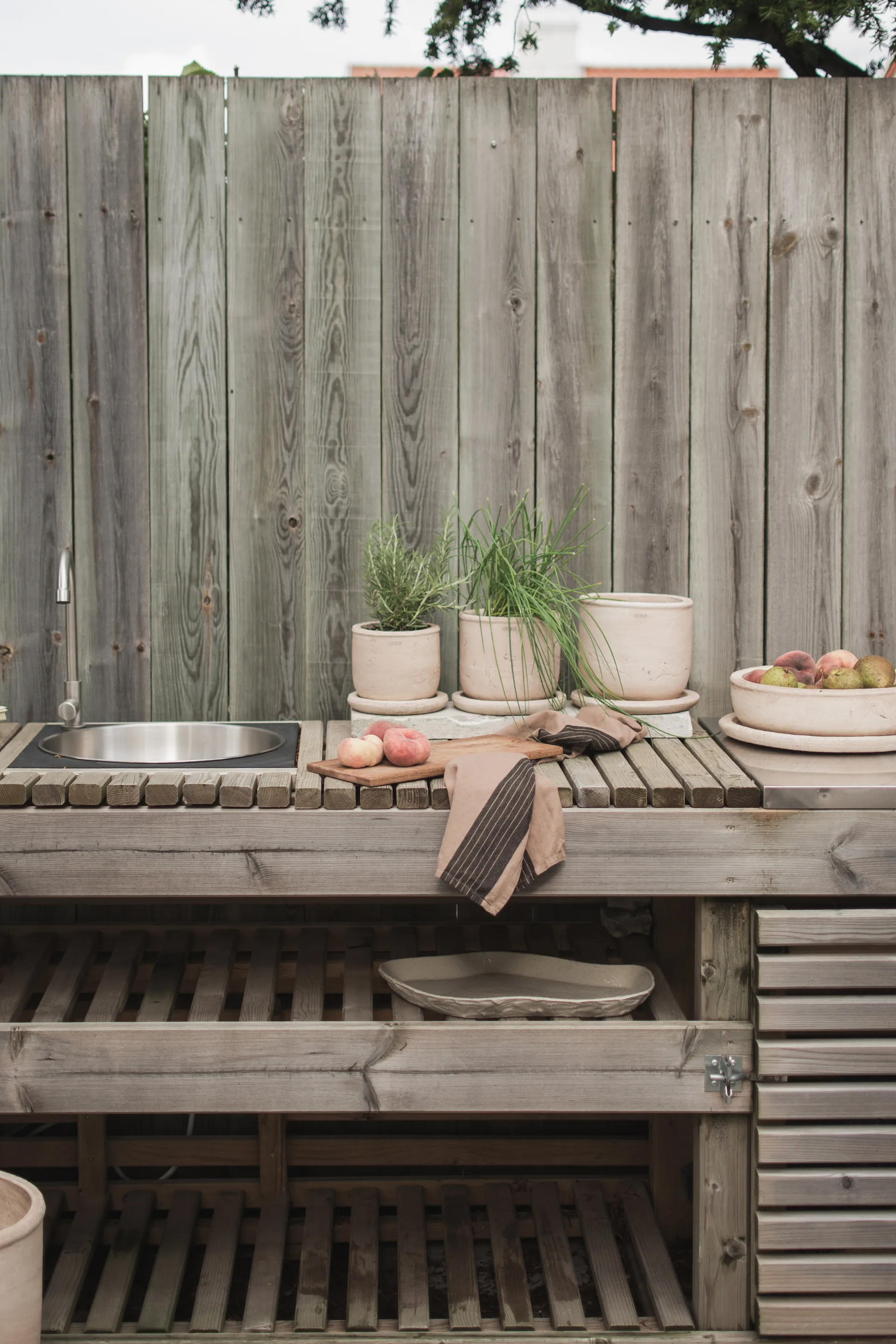 Terra pot, Sand, Ø18x18 cm DBKD