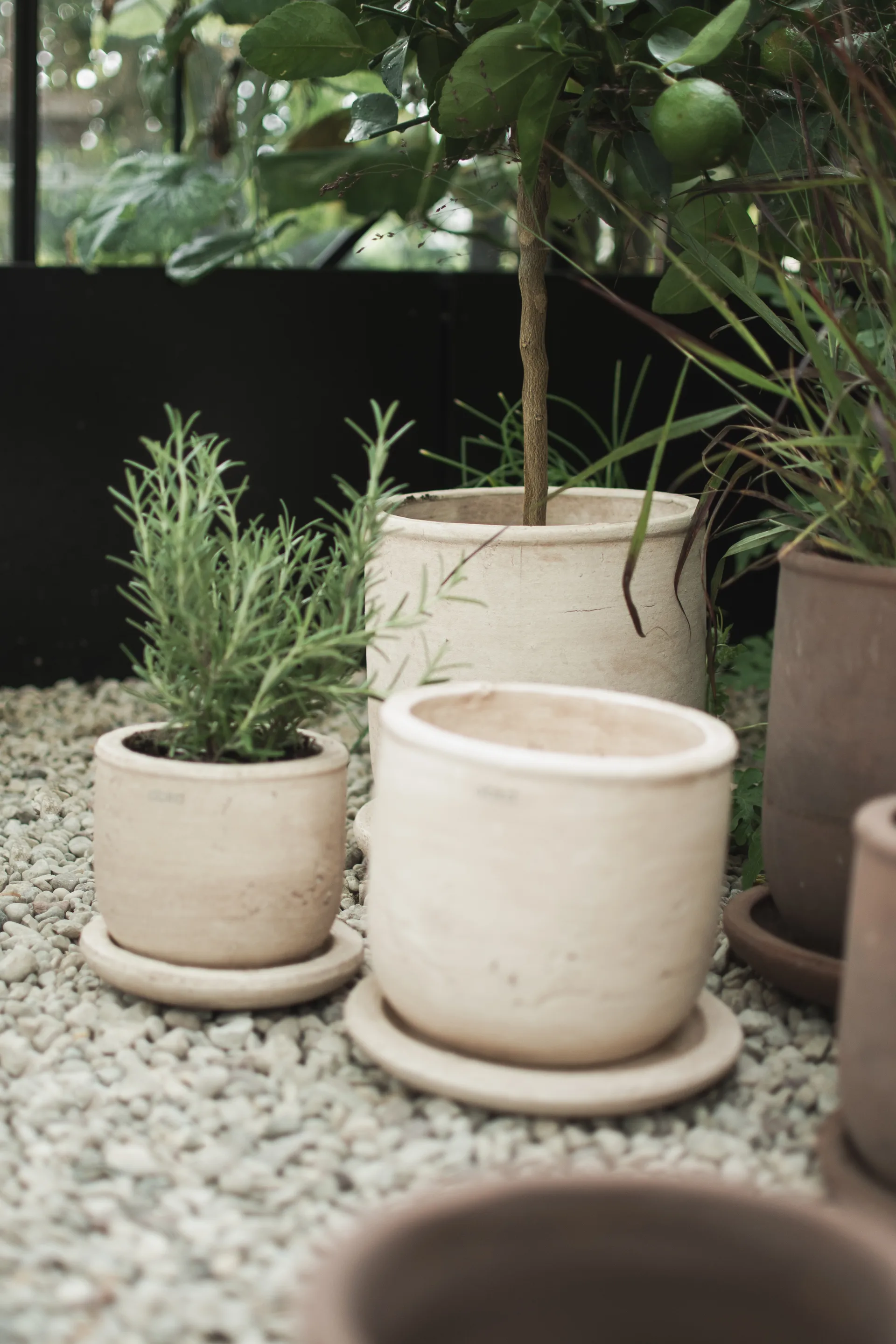 Terra pot, Sand, Ø23x26 cm DBKD