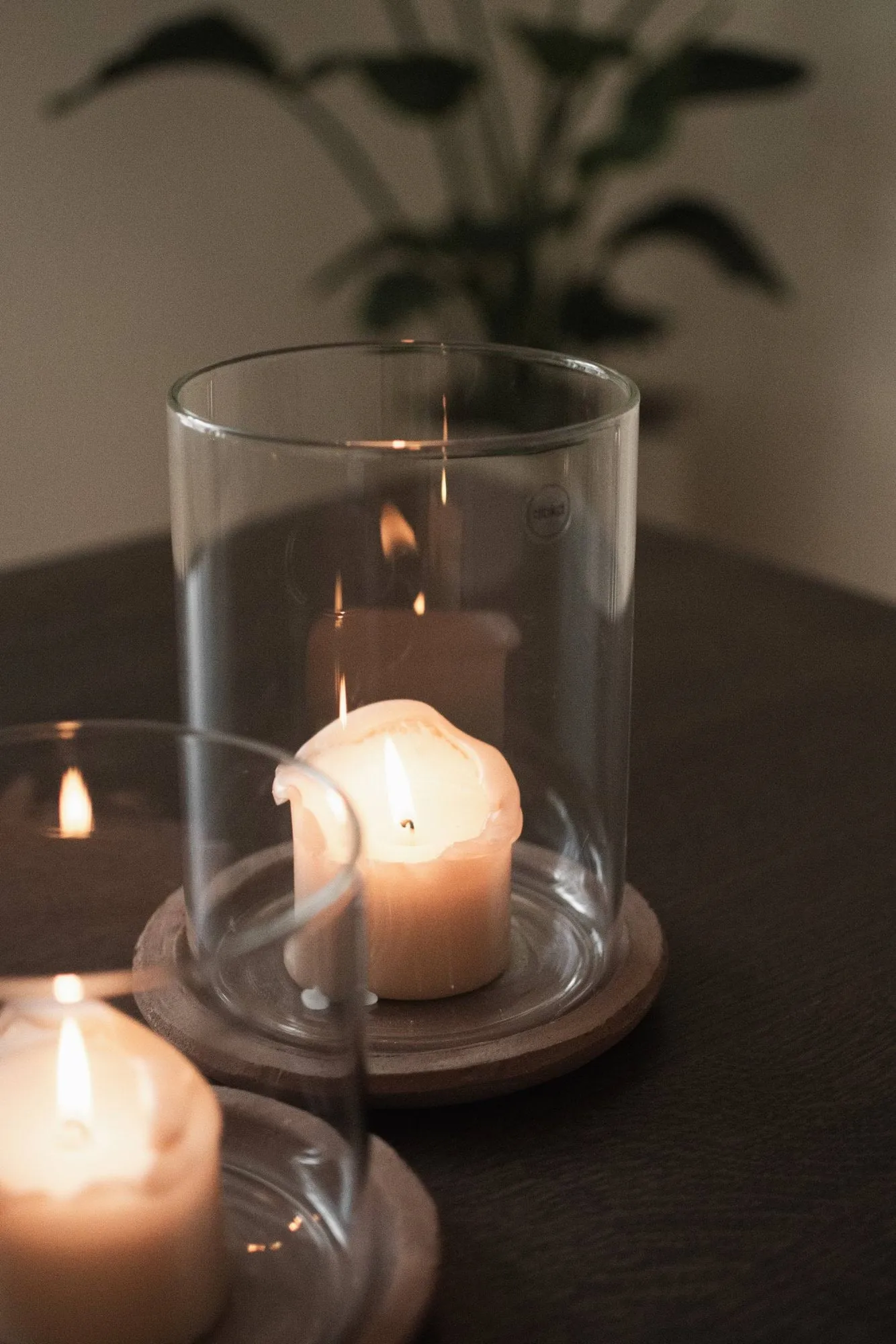 Terra tealight holder, Brown, 21.5 cm DBKD
